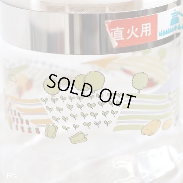 画像5: NARUMI　鳴海製陶　クックマミー　ティーサーバー　ガラスティーポット　Country　Field　直火用　未使用品　説明書付き(あ3598）