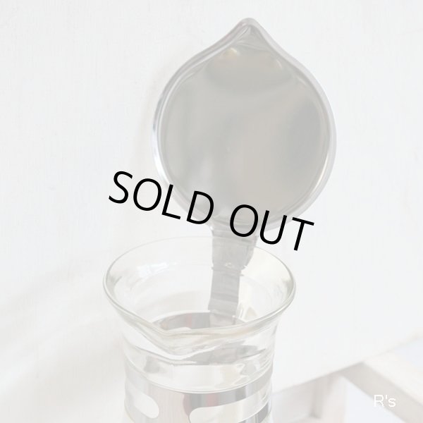 画像4: 石塚硝子　アデリアグラス　ガラスウォーターピッチャー　卓上ポット　花柄　未使用品(Q2691)