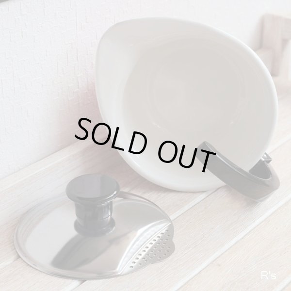 画像4: エナポットポリー　enawear　エレガント　ホーローケトル　片手鍋　赤　0.7L　ユーズド美品(Q4224)