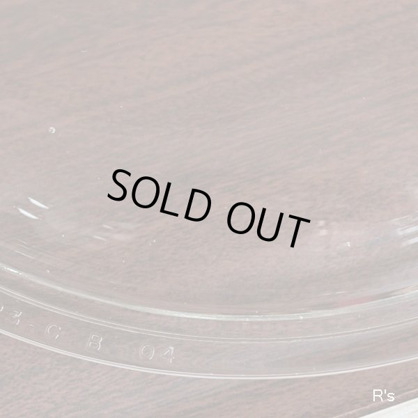 画像7: U.S.A.コーニング　岩城硝子　パイレックス　ガラス両手平鍋　チューリップ柄　未使用品(u1688)