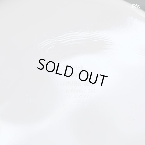 画像10: U.S.A.コーニング　岩城硝子　パイレックス　ガラス両手平鍋　チューリップ柄　未使用品(u1688)