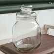 画像2: レトロ　ガラスキャニスター　蓋付きガラス容器　密閉瓶　ユーズド美品（店1966）