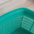 画像10: レトロ　プラスチック製　籠　ブルー＆グリーン　大小セット　未使用品(店3066）