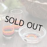 画像: Sasaki　Glass　佐々木硝子　ピエール・カルダン　レトロ　タンブラー2客＆ガラスボウルセット　未使用品（エ335）