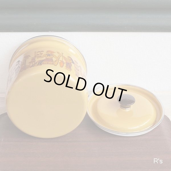 画像6: エジリー　ハイラインホーロー　キャニスター　壁画　未使用品（冷2916）