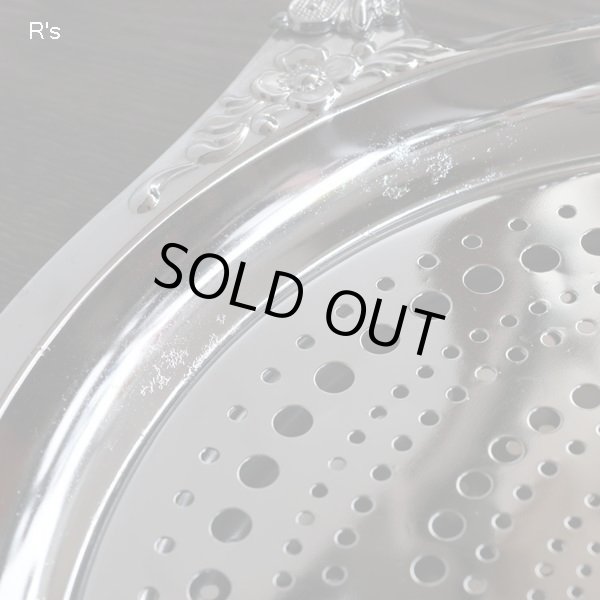 画像3: レトロ　ステンレス　オードブルトレー　水切り付き　未使用品（箱7 4386）