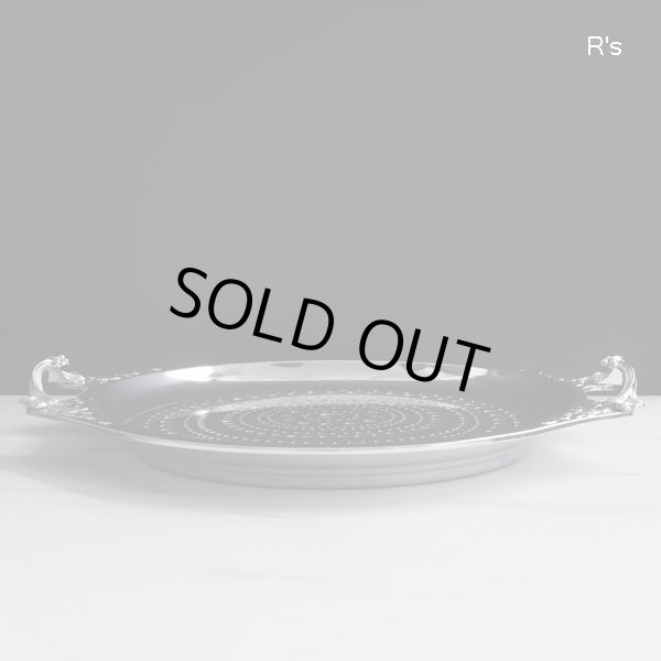 画像5: レトロ　ステンレス　オードブルトレー　水切り付き　未使用品（箱7 4386）