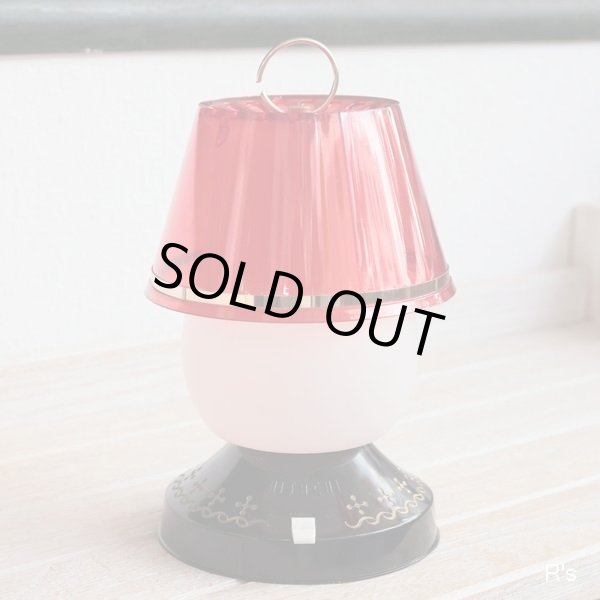 画像2: 日立　レトロ　スタンドライト　ランタン　赤　ユーズド品