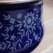 画像3: サンコーウェア　ホーロー片手鍋　16ｃｍ　花柄　青　未使用品（よ5996）
