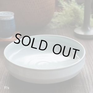 画像: 滝川幸志作　月白菓子器　未使用品　共箱付き（UU4383）