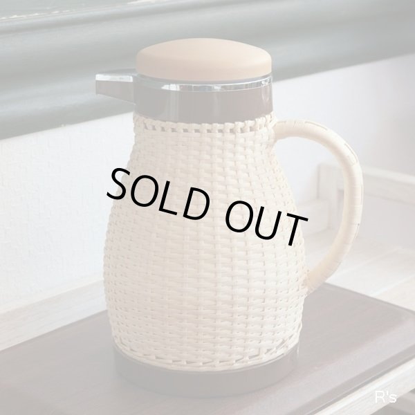 画像2: 象印マホービン　籐ポット　テーブル魔法瓶　AFR-08　750ｍｌ　未使用品（モ683）