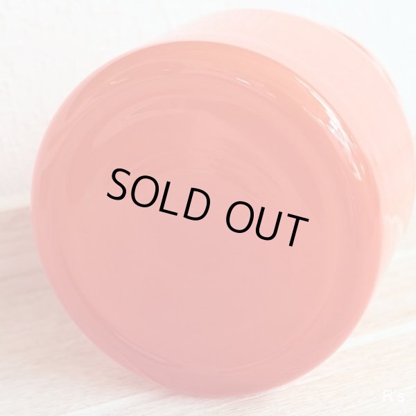 画像6: ADAM＆EVE　アダム＆イブ　たち吉　レトロ　ガラスフラワーベース　オレンジ　ユーズド品(店2585）