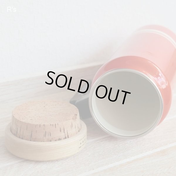 画像8: エジリー　ハイラインホーロー　ウォーターピッチャー　朱赤　未使用品（ネ6003）