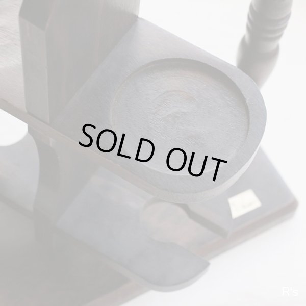 画像5: レトロ　木製　回転式グラススタンド　ウイスキーグラス2客＆ワイングラス2客セット　展示品(g5319)