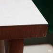 画像3: レトロ　大理石調デコラ貼り　木製　サイドテーブル　ユーズド品（店1106）