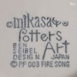 画像6: mikasa　ミカサ　Potters Art　17ｃｍボウルA　BEN　SEIBEL　PF003　FIRE　SONG　ユーズド品（ま1615）