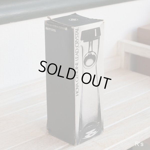 画像7: HOYA　CRYSTAL　保谷クリスタル　ドレッシングボトル　調味料入れ　CSN100　未使用品　箱付き（ま3938）