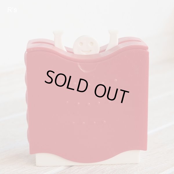 画像2: リフトアップ　トゥースピックケース　人型つまようじ入れ　赤　ユーズド品　箱付き（も5077）