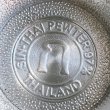 画像5: THAILAND　タイ　PEWTER　錫製　ソルト＆ペッパー入れとエッグスタンドセット　未使用品（し4603）