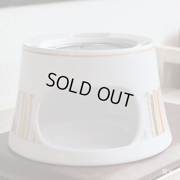 画像6: ノリタケ　PROGRESSION　マルディグラ9019　フォンデュ鍋セット　未使用品（RR2117）