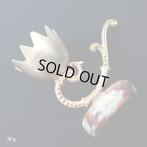 画像7: ヨーロピアン　オニキスベースのアンティーク風　小さなインテリア　ユーズド品（店4009）