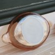 画像7: フランス　VISION　コーニング　オーバル　ガラス両手鍋　アンバー　30ｃｍ　3.5L　IH対応 未使用品（チ1302）