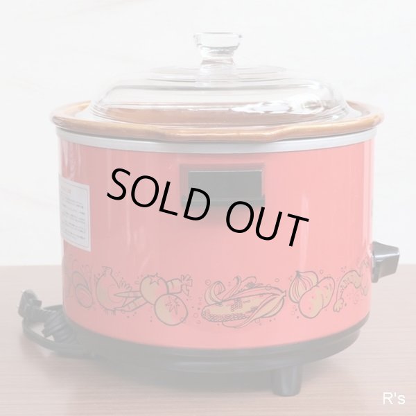 imarflex 今西金属 CROCK POT 1.8L スロークッカー 3250 赤 未