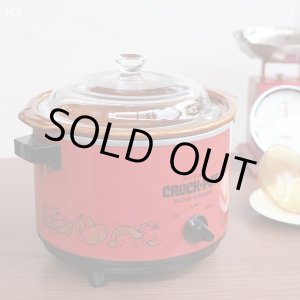 画像: imarflex　今西金属　CROCK　POT　1.8L　スロークッカー　3250　赤　未使用品　料理集冊子付き