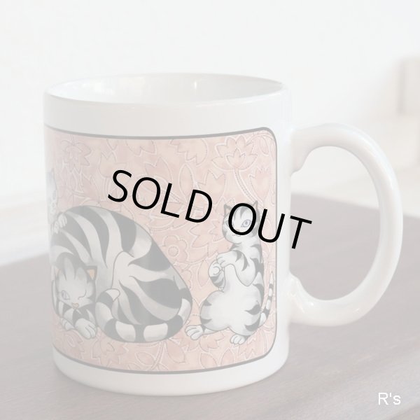 画像4: レトロ　マグカップ　トラ猫柄　未使用品 (s1518)