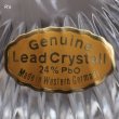 画像3: WEST・GERMANY　AMCREST　ガラスキャニスター　Genuine　Lead　Crystal　リンゴ型　未使用品（YY65）