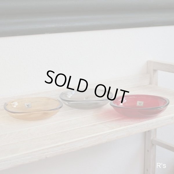 画像5: カガミクリスタル　ハイカラーセット　ガラス小皿　5色セット　未使用品（YY5392）