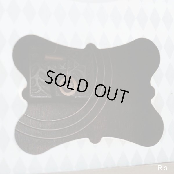 画像9: 明治時計　ウォールクロック　壁掛け振り子時計　グリーン　ダイヤ柄　ユーズド品