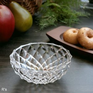 画像: HOYA　GLASS　ホヤグラス　サラダ・フルーツボウル　12ｃｍガラスボウル　未使用品（ン845）