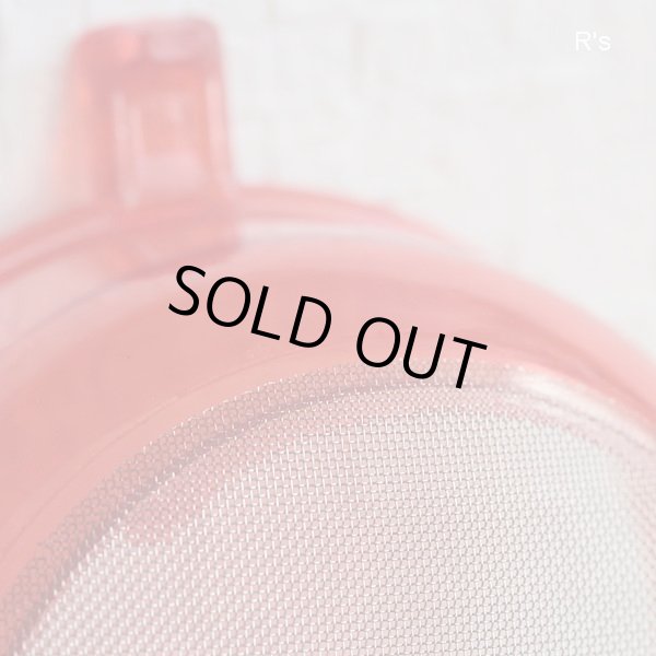 画像6: World　ワールド印　レトロ　茶こしセット　茶こし＆受け器　赤　未使用品（ケ670）