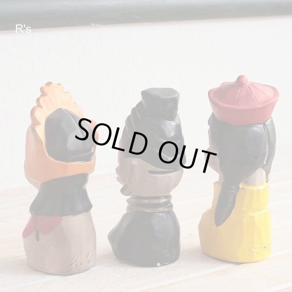 画像7: 大阪万博記念　名古屋銀行　世界民族貯金箱　6体セット　ノベルティー品　ユーズド品（ｋ2160）