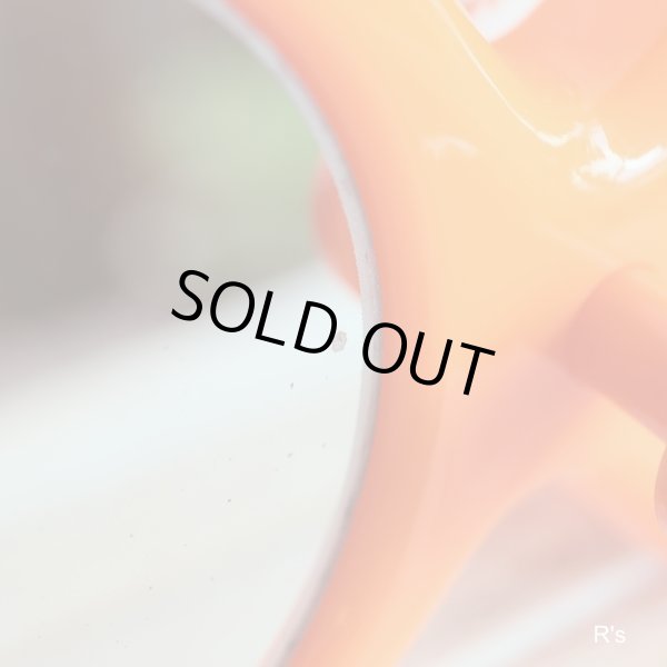 画像4: レトロ　魚型ミラー　壁掛け鏡　オレンジ（箱13　2846）