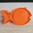 画像7: レトロ　魚型ミラー　壁掛け鏡　オレンジ（箱13　2846）