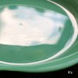 画像2: レトロ　ナカヤ　プラスチックボウル　28ｃｍ深皿　フラワー　グリーン　ユーズド品（2A 386）