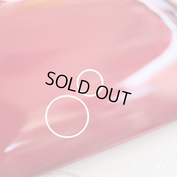 画像6: HOYA　GLASS　ホヤグラス　13ｃｍ　ガラス　スクエアプレート　赤　未使用品（セ64）