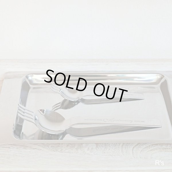 画像7: スガキヤ　オリジナル　新ラーメンフォーク　大小2本セット　Anniversary　NEW　RAMEN　FORK　未使用品（K6023）