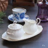 画像: ノリタケ　Studio　Collection　スタジオコレクション　BONE　CHINA　クリーマー＆シュガーポットセット　展示品