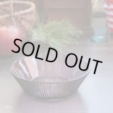 画像: Sasaki　Glass　佐々木硝子　ガラスボウル　19ｃｍ　パープル　花火　未使用品(5A 6153)