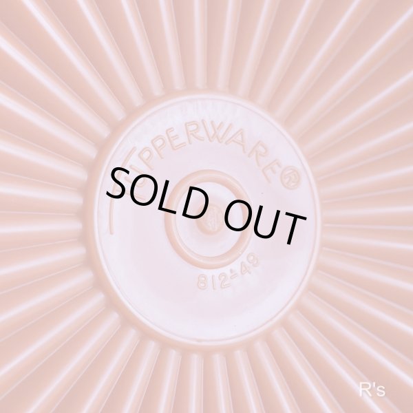 画像5: タッパーウェア　デコレーター　丸型保存容器　1.2L　柄付オレンジ　未使用品（冷6164）