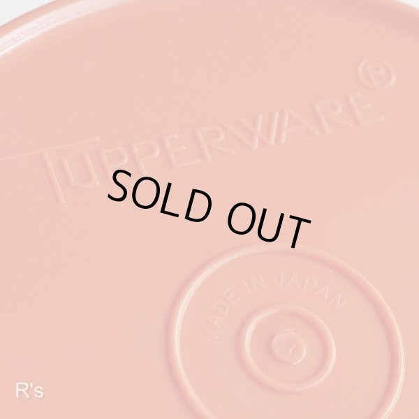 画像6: タッパーウェア　デコレーター　丸型保存容器　1.2L　柄付オレンジ　未使用品（冷6164）