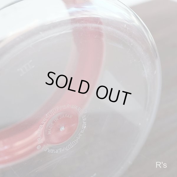 画像9: タッパーウェア　デコレータージャー＃3　丸型密閉保存容器　クランベリー　ユーズド品