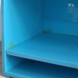 画像10: 平和工業　レトロ調味料ラック　3連　スプーンケース付き　ブルー　未使用品（店6193）