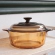 画像2: VISION　岩城硝子　コーニング　ガラス両手鍋　エレガントライン　2.4L　ユーズド品（5A 1397）