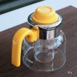 画像4: 岩城硝子　パイレックス　耐熱ガラス　ホット＆クール　ツーウェイポット　イエロー　未使用品　箱付き