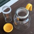 画像5: 岩城硝子　パイレックス　耐熱ガラス　ホット＆クール　ツーウェイポット　イエロー　未使用品　箱付き