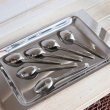 画像5: S.DIA　ステンレス　レトロ　ティースプーン　6本セット　未使用品